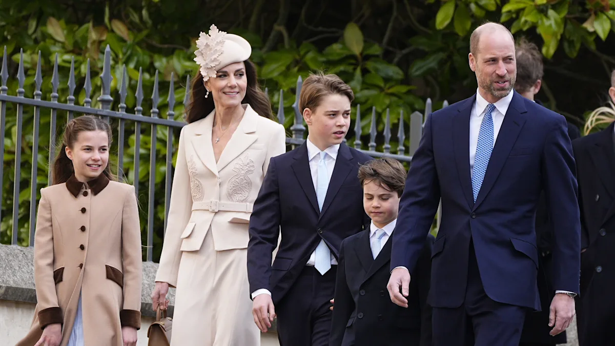 The Royal Family attending the traditional Easter service, surrounded by vibrant colours and dignified behaviour, showcasing their commitment to British culture and heritage, with a focus on the primary keyword phrase, Royal Family Easter Celebration