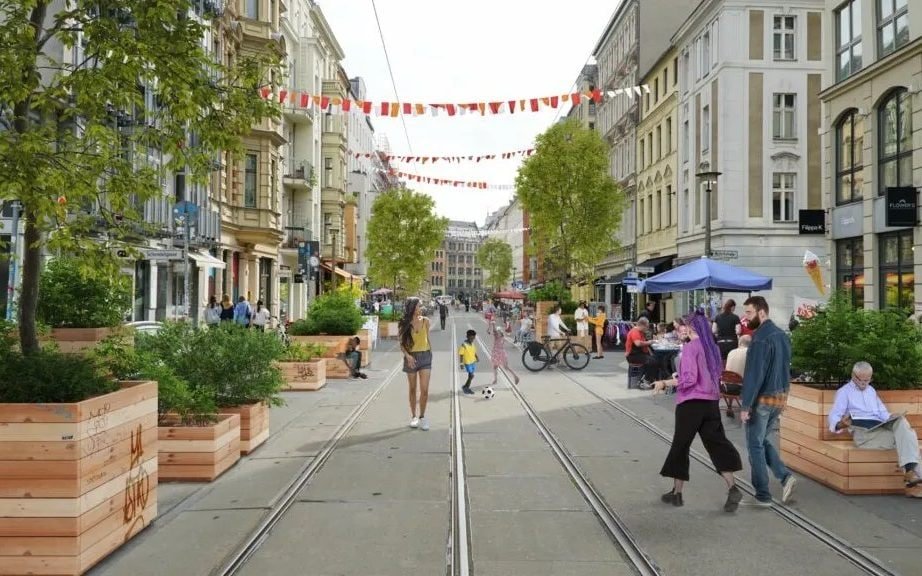 Berlin's car ban plan proposes a reduction in traffic congestion, promoting eco-friendly behaviour and a sustainable future for the city's residents, with a primary focus on reducing carbon footprint and air pollution