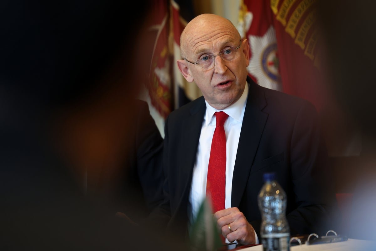 A UK warship sailing through choppy waters, symbolising the country's defence and security efforts in the face of conflict with Iran, highlighting the need for a robust defence strategy