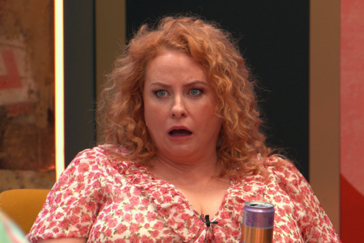 Jimmy Carr and the cast of Last One Laughing UK, a comedy show that features a mix of humour and entertainment, with a primary focus on laughter and fun, showcasing the colour and energy of the programme