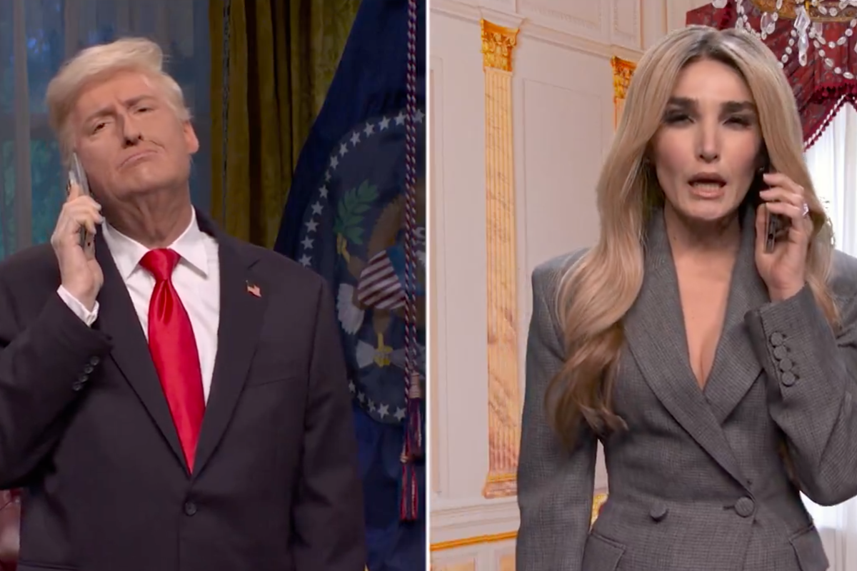 Melania Trump's Epstein statement has sparked controversy, with SNL using satire to comment on the situation, analysing her behaviour and words in a humorous way, making everyone way more suspicious