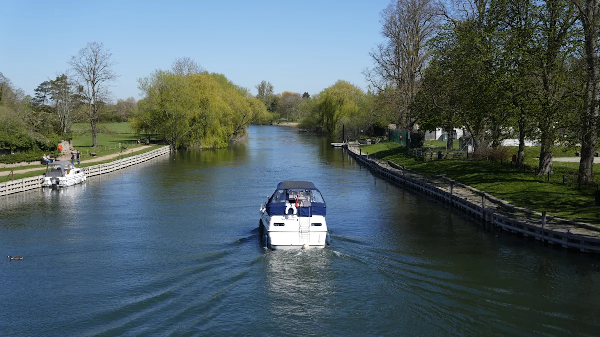 A descriptive image of the UK's warmest day on record, with people enjoying the sunshine and vibrant blue skies, highlighting the primary keyword of UK weather