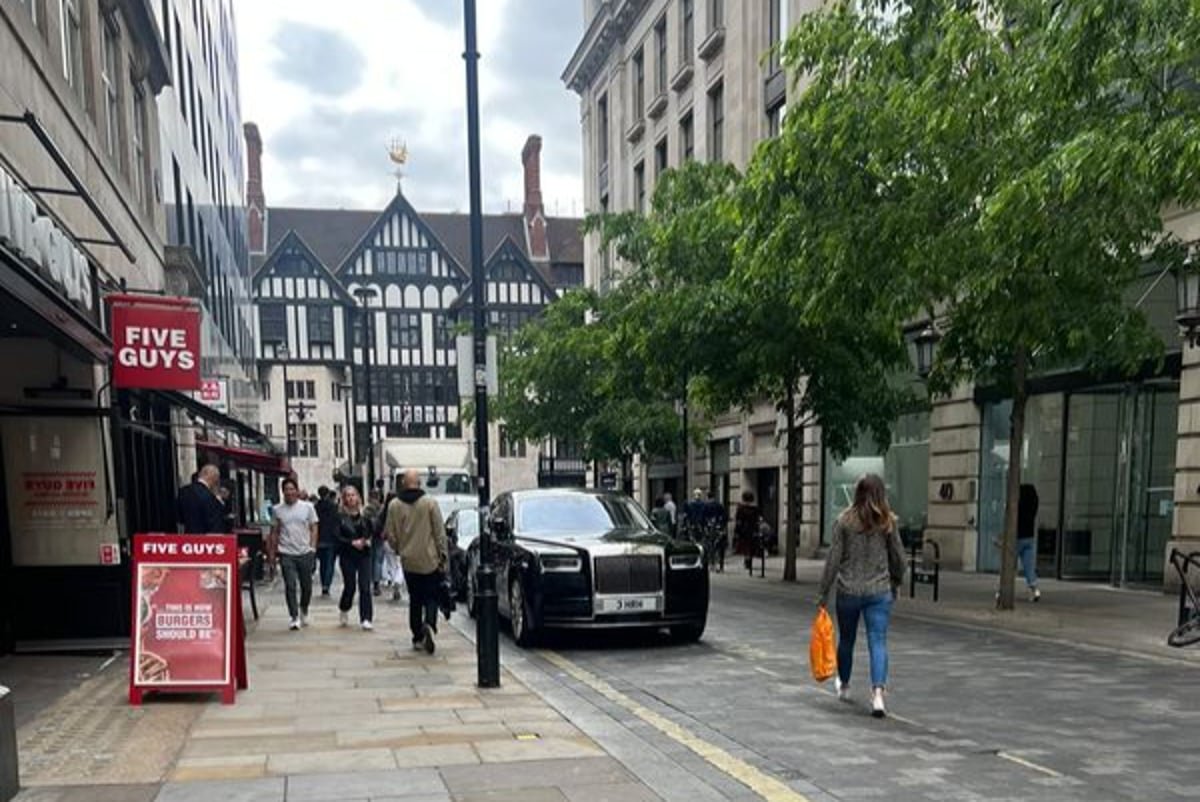 A silver car has ploughed into three pedestrians in central London, leaving them with serious injuries and sparking a police investigation into the incident, which is being treated as attempted murder, with the primary keyword being London car accident