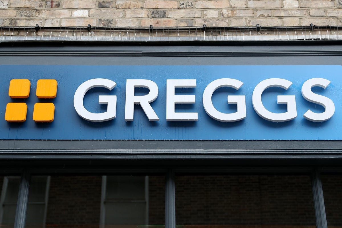 A photo of a Greggs store with anti-theft counters, highlighting the company's efforts to combat shoplifting and protect their products, including food and drink items, in a safe and secure environment