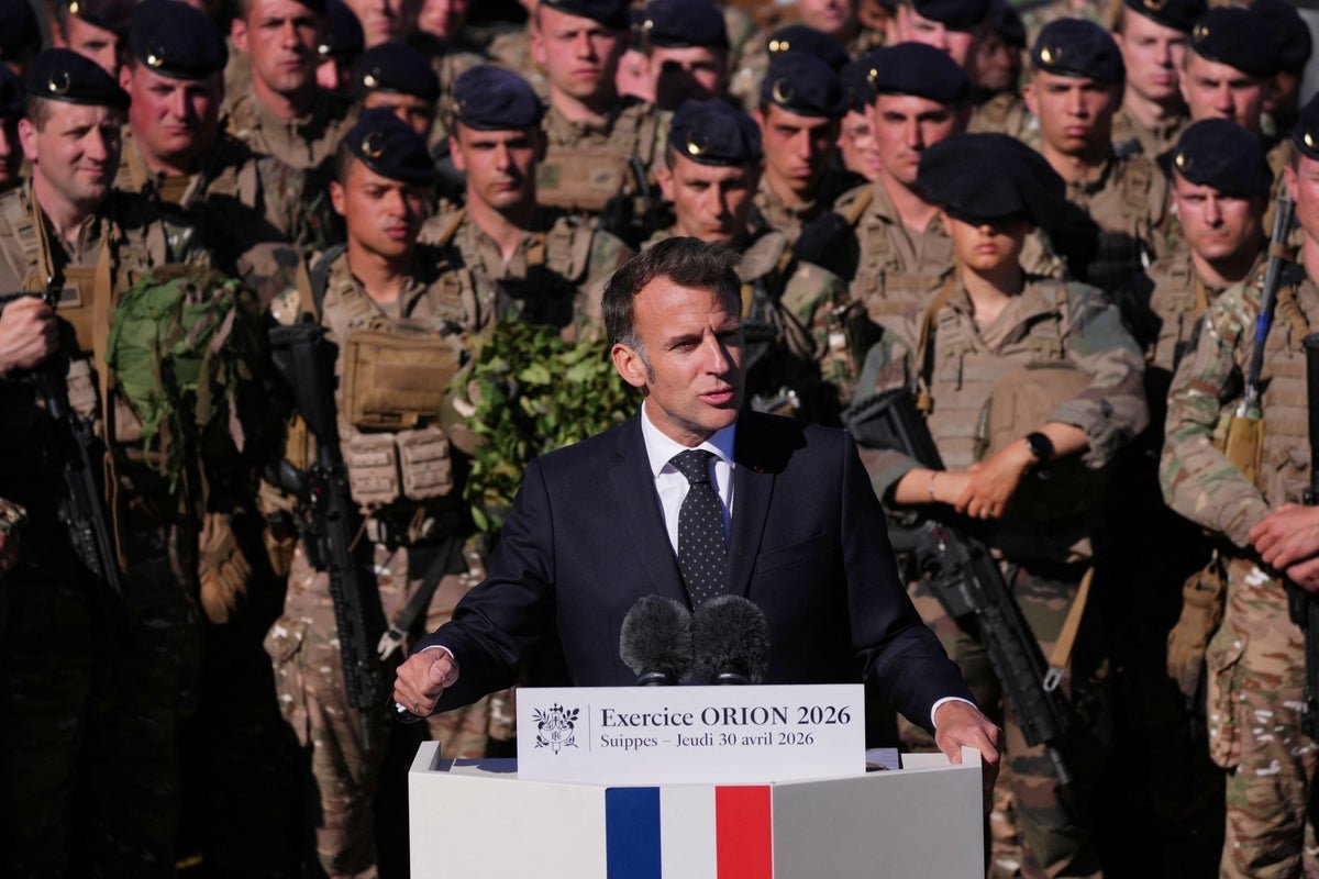 French President Emmanuel Macron responding to King Charles' comment about Donald Trump's French language skills, with a clever quip that has sparked a lively debate about the importance of language skills in international diplomacy