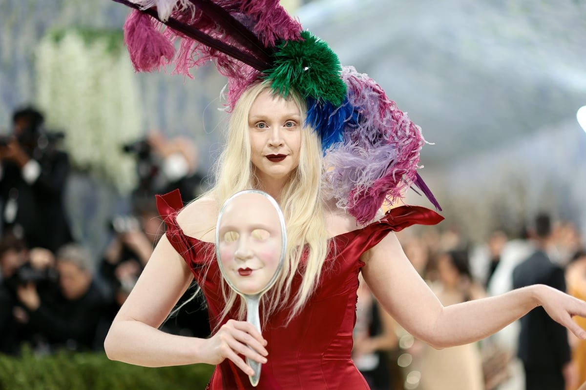 The Met Gala's most dramatic moments, featuring Gwendoline Christie and Timothee Chalamet, with a focus on celebrity behaviour and fashion trends, including a security breach that left everyone stunned, and showcasing the eclectic mix of personalities that attend the gala, with a colourful and vibrant display of fashion and art