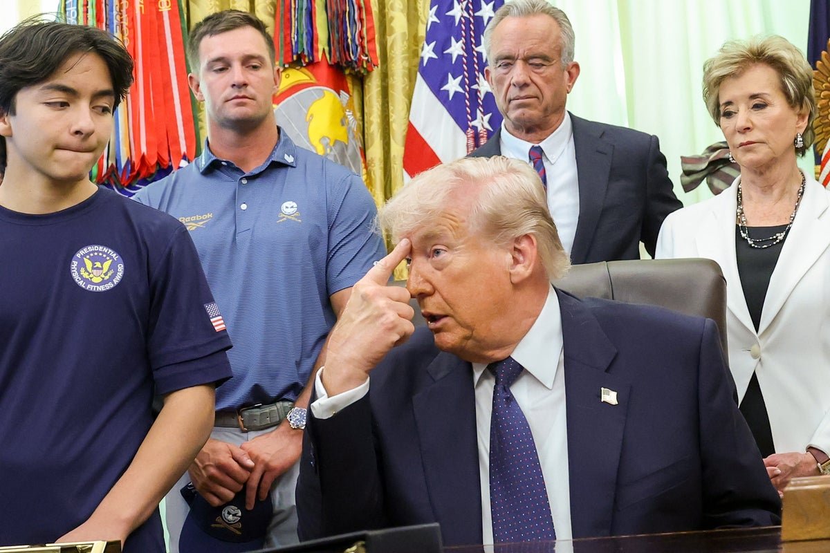 Donald Trump sitting in the Oval Office with children, looking serious and concerned, with a faint image of an Iranian flag in the background, symbolising the complex and sensitive nature of the Iran war and its potential consequences, including the impact on children and the need for thoughtful and informed leadership