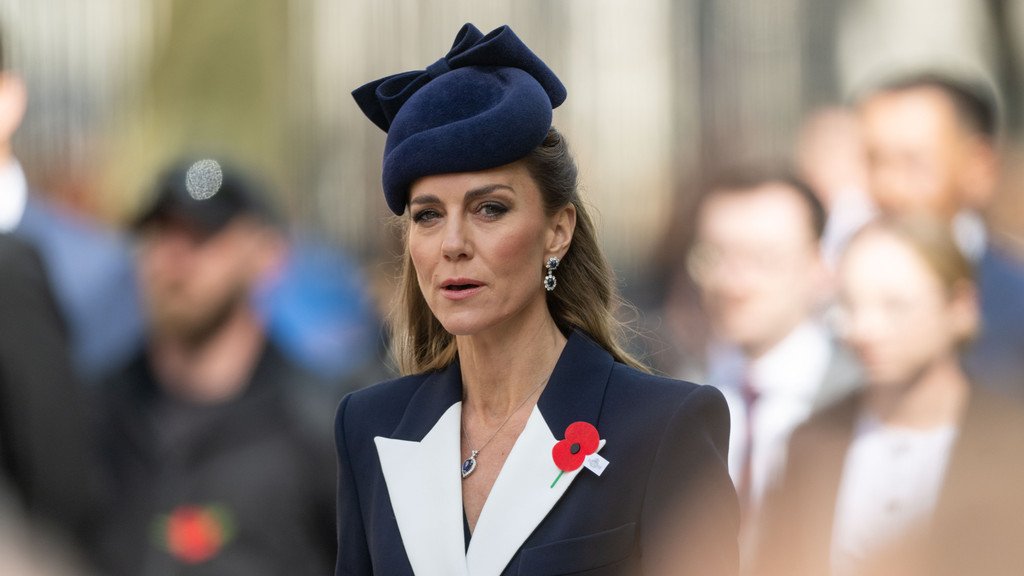 Catherine, Princess of Wales smiles as she prepares for her first overseas trip since her cancer diagnosis, showcasing her bravery and resilience in the face of adversity, highlighting her commitment to cancer awareness and research