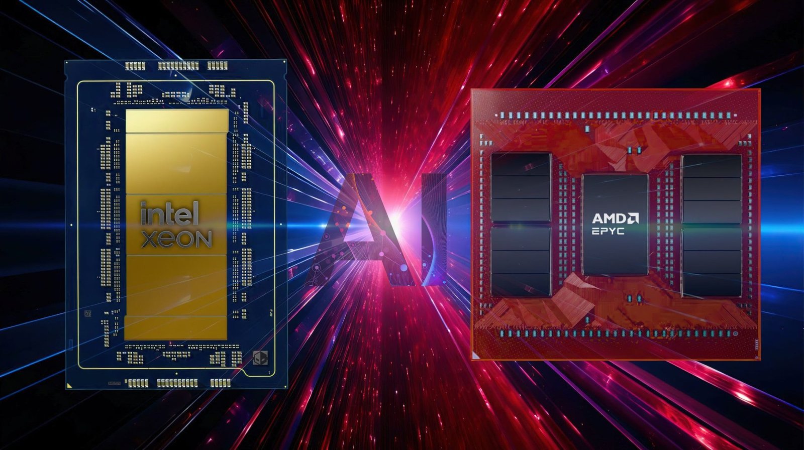 AMD's EPYC CPU has been a game-changer for the company, boosting its data center revenue to new heights and surpassing Intel for the first time, with a natural and colourful image of a data center in the UK