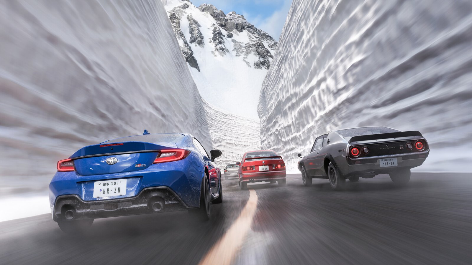 Forza Horizon 6 leaked gameplay screenshot, showing a car racing on a scenic road in the UK, with a focus on the game's stunning graphics and immersive gameplay, as players experience the thrill of racing in the UK