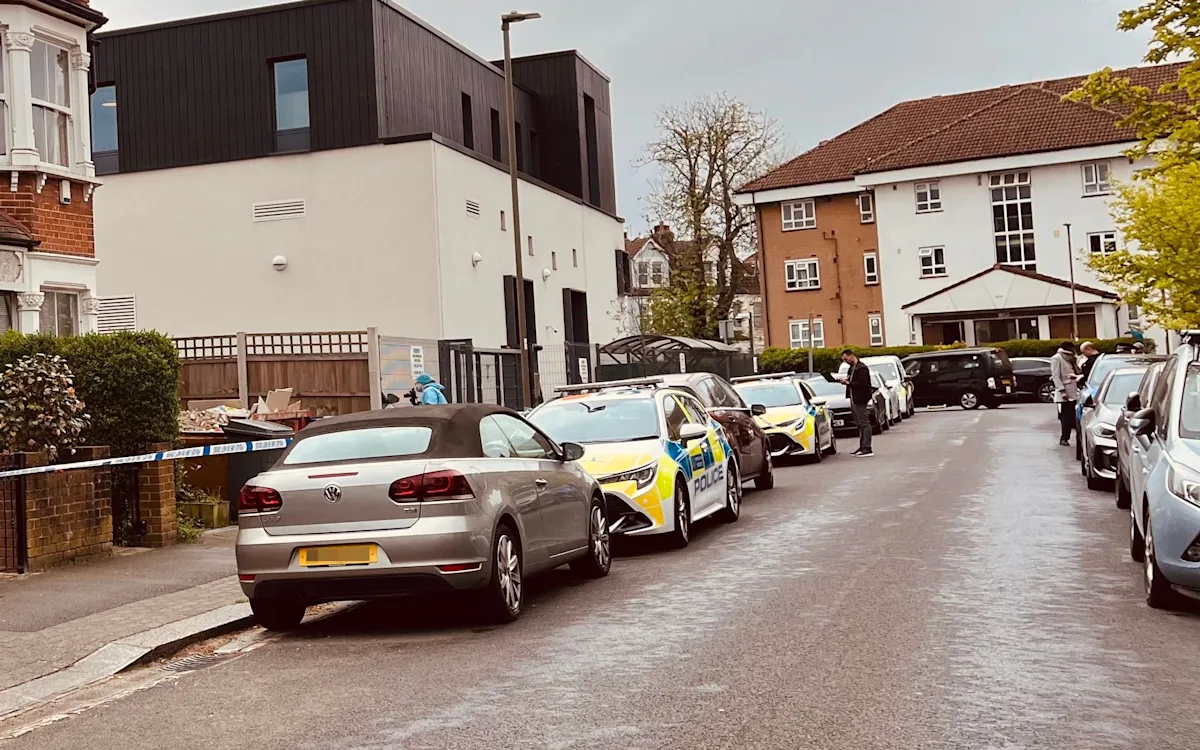 A London synagogue that was targeted in an attempted firebomb attack, with police and emergency services at the scene. The incident has sparked widespread condemnation and raised concerns about the safety of places of worship, particularly in light of the rising trend of hate crimes and extremism.