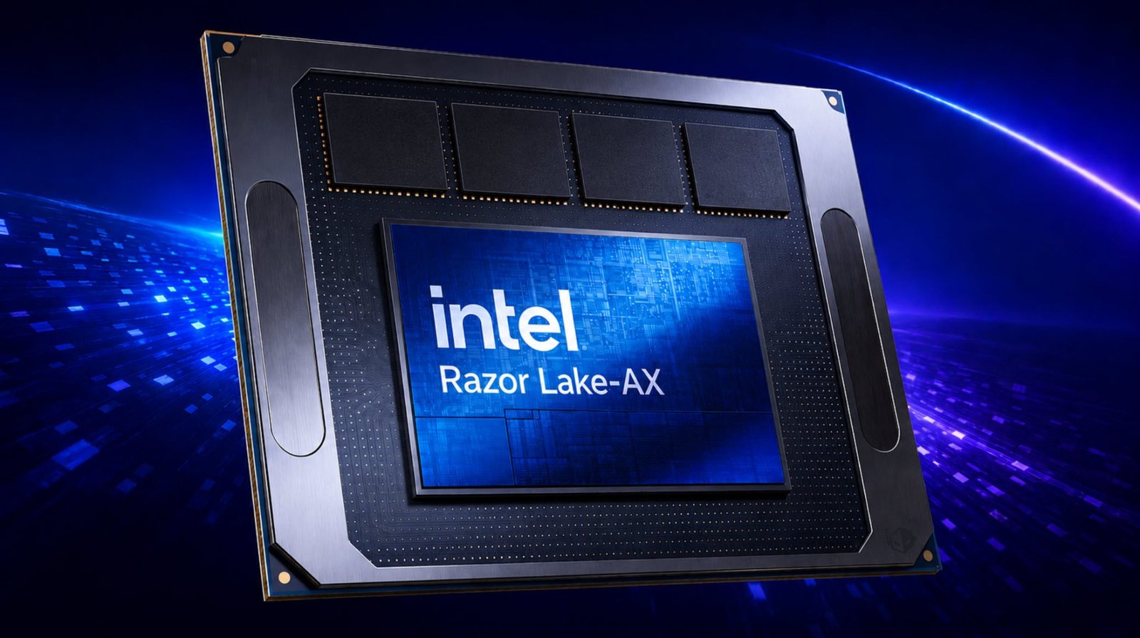 Intel Razor Lake-AX chips featuring on-package memory and LPDDR6 technology, set to compete with AMD's Medusa Halo in the UK tech industry, with a focus on high-performance and low-power computing