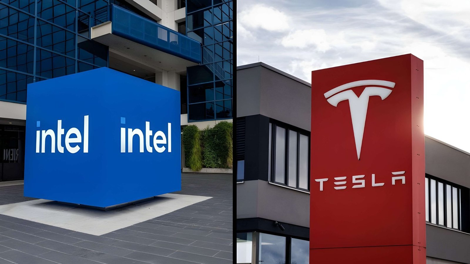 A descriptive image of Tesla's AI6.5 chip, highlighting the company's strategic move to Intel in the UK, with a focus on the AI6.5 chip and its significance in the UK's AI industry