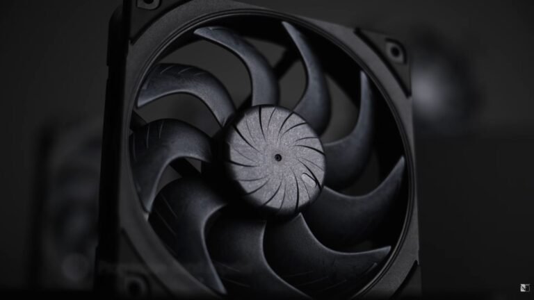 The all-black Noctua NF-A12x25 G2 Chromax fan, featuring a sleek and modern design, perfect for UK enthusiasts seeking a high-performance PC fan with a unique aesthetic, the primary keyword being Noctua NF-A12x25 G2