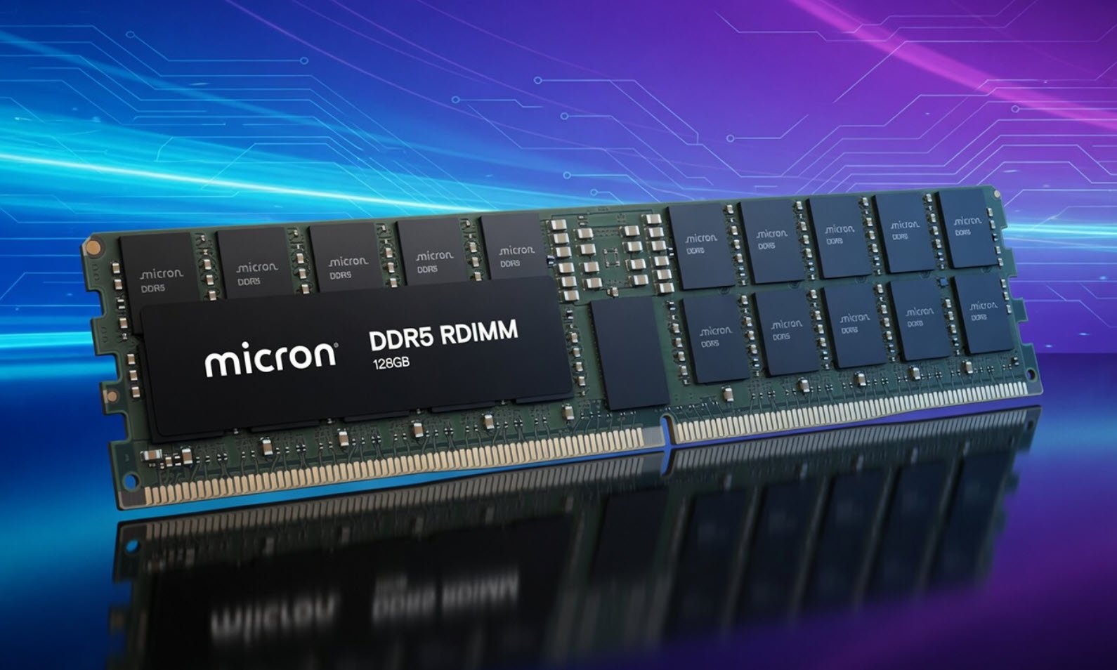 Micron's new DDR5 RDIMM modules provide a significant boost in speed and capacity for AI applications in the UK, with 256 GB capacities and speeds of up to 9200 MT/s, making them ideal for analysing large amounts of data quickly and efficiently, and driving innovation and growth in the UK's AI sector