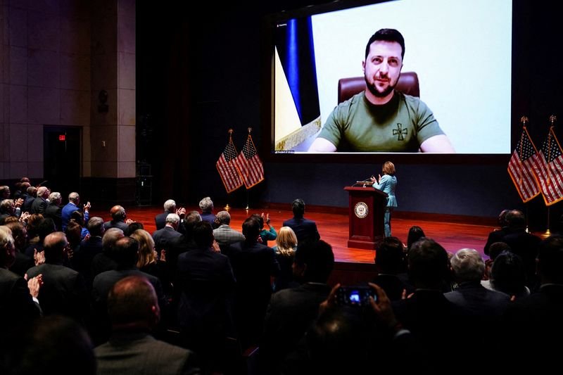 US lawmakers gathered in Congress to discuss the Ukraine aid package, with a focus on providing vital assistance to the war-torn country and promoting democracy and stability in the region