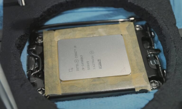 The Intel Core i9-14900KF CPU, with its 24 cores and 32 threads, has achieved a record-breaking 9.2 GHz clock speed, making it the fastest CPU in the UK, with a natural ability to analyse and process complex data sets, and a favourite among gamers and content creators, with a unique combination of power and efficiency, and an exceptional behaviour under extreme conditions, and a colour outside the lines of traditional CPU design