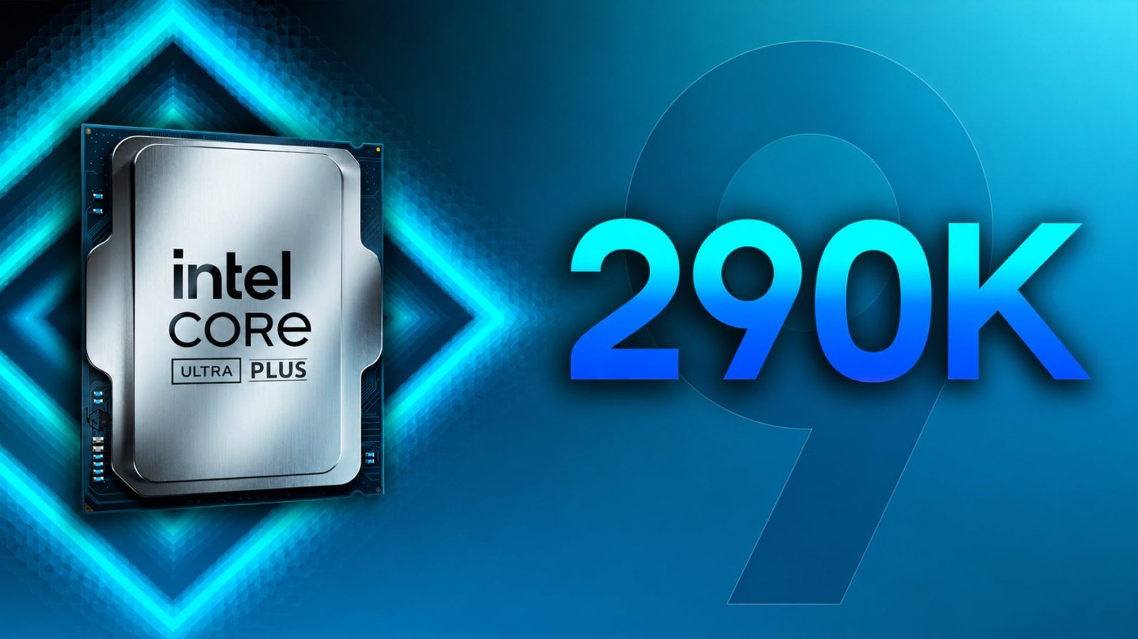 A close-up of the Intel Core Ultra 9 290K Plus CPU, with its 24 cores and 24 threads, showcasing its impressive specifications and performance capabilities, which are similar to the Core Ultra 7 270K Plus