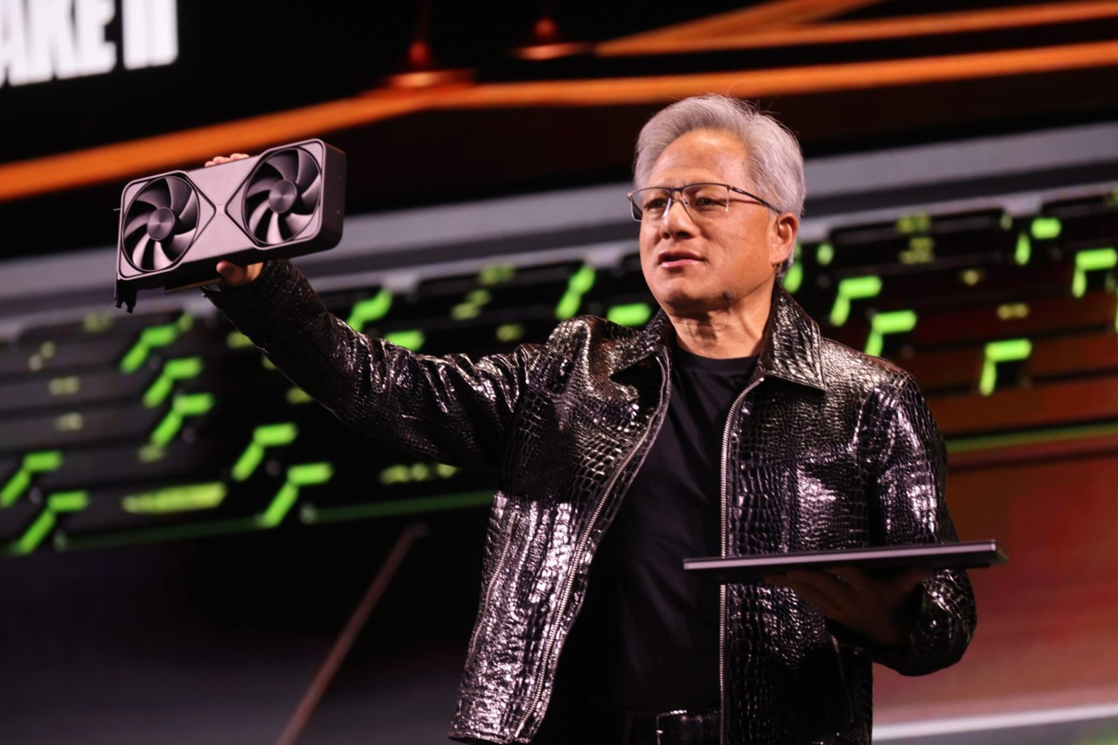 NVIDIA's AI chips in a data centre, with a focus on cooling systems and power consumption, highlighting the importance of energy efficiency in the UK's AI sector