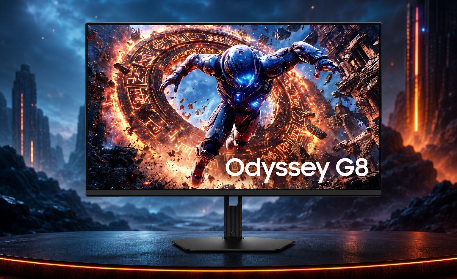 Samsung's Odyssey G8 lineup features the world's first 6K OLED gaming monitor, with a stunning 6K@165Hz resolution and 4th-gen Penta Tandem Panels, offering unparalleled visual experiences in the UK