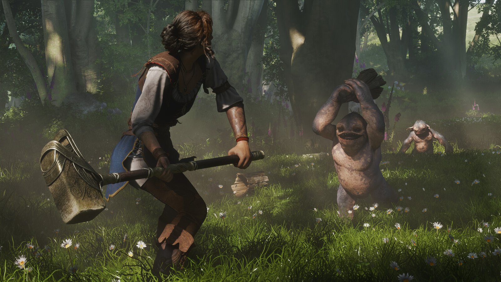 Fable gameplay screenshot featuring a fantasy world with magical creatures and a heroic character, set to release in the UK in 2026, developed by Playground Games, an Xbox exclusive title with a rich storyline and engaging gameplay, featuring a mix of action, adventure, and role-playing elements, with a unique art style and immersive sound design, offering a thrilling experience for gamers in the UK.