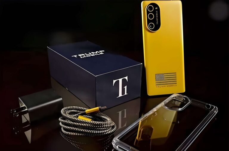A person holding a phone with a worried expression, representing the anxiety and uncertainty of Trump Mobile's UK customers following the T1 Phone database leak, which has raised concerns about data protection and crisis management