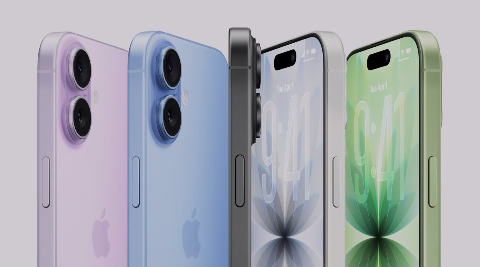The iPhone 17 in various colours, with a person holding the device and a cityscape in the background, showcasing the smartphone's features and design in the UK