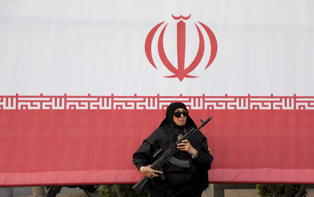 Aerial view of the Strait of Hormuz, a vital waterway for global oil supplies, as tensions between Iran and the US escalate, with the US accusing Iran of attacking oil tankers, and the international community calling for calm and restraint in the region, with the Iran ceasefire in tatters and the situation deteriorating by the day