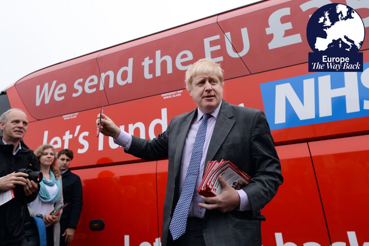 A photo of the UK and EU flags, symbolising the complex and often tumultuous relationship between the two, with the primary keyword Brexit featured prominently in the image