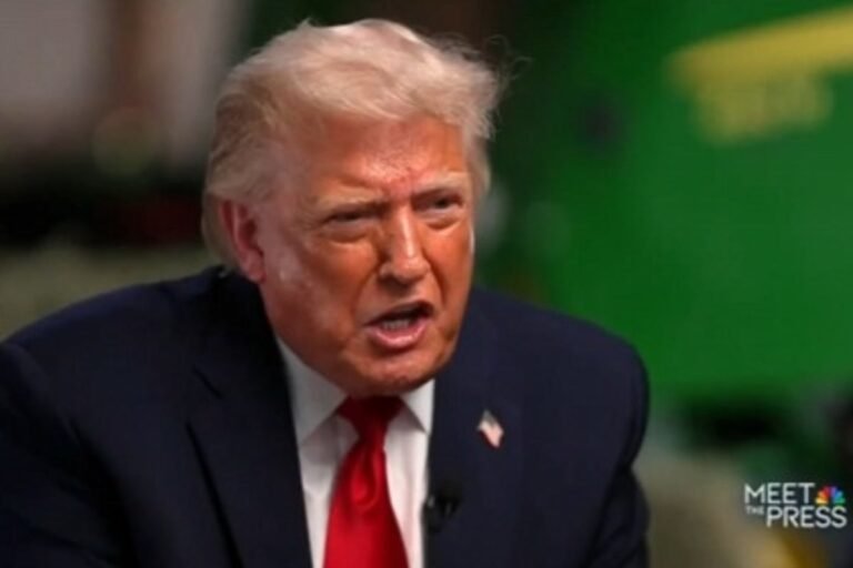 Donald Trump speaking at a press conference, discussing his war stance and its impact on global peace and security, with a mix of praise and criticism from the audience, as he tries to analyse the situation and make a decision