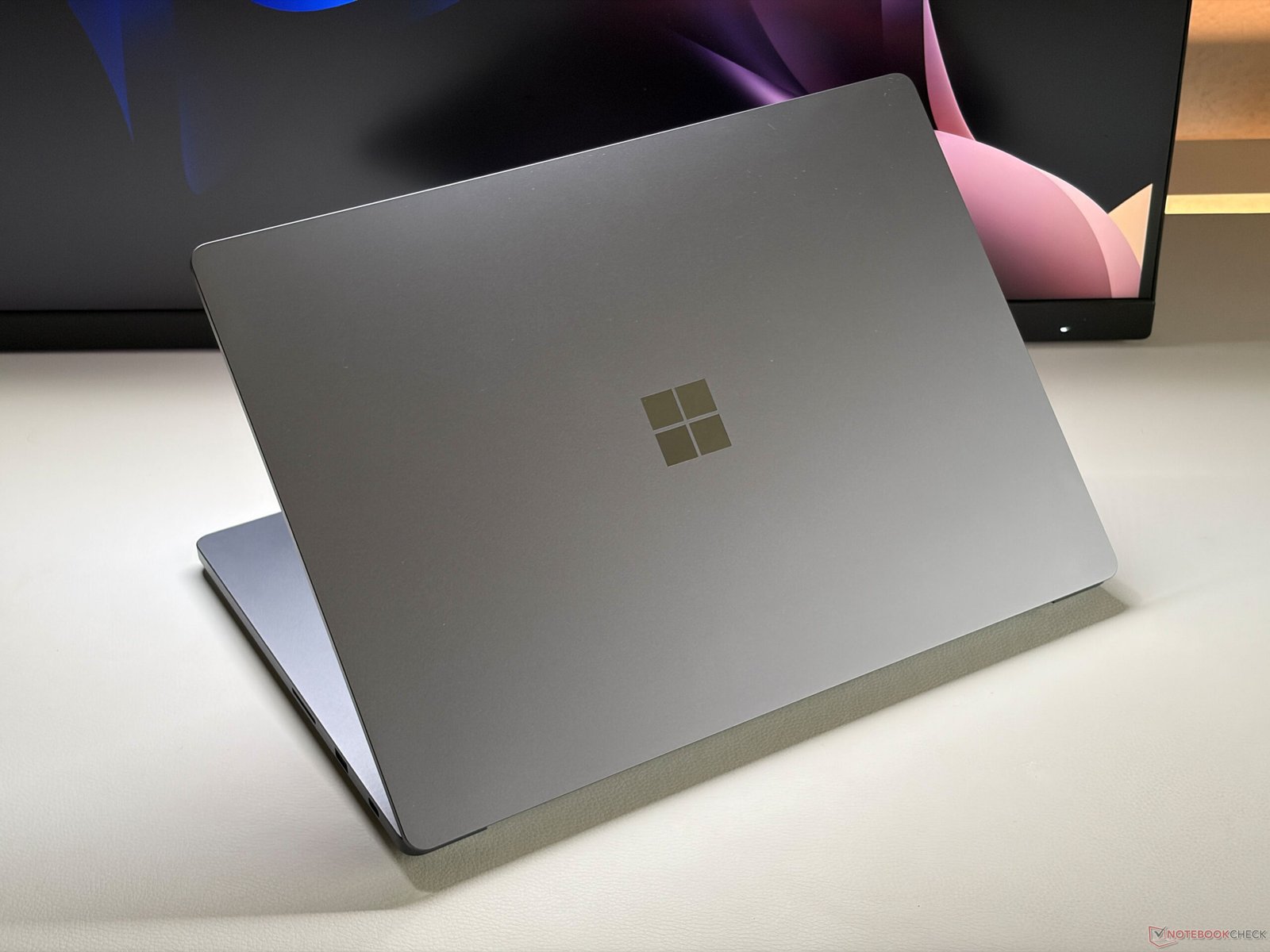 Surface Laptop Ultra and MacBook Pro side by side