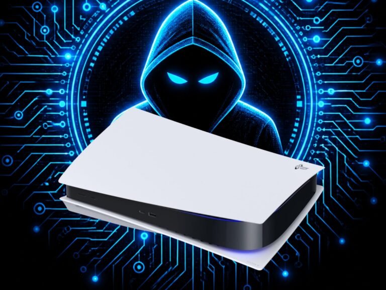 PS5 console with GTA 6 game
