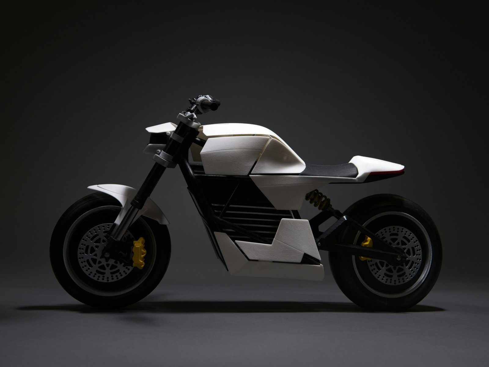 Electric motorcycle with new transmission