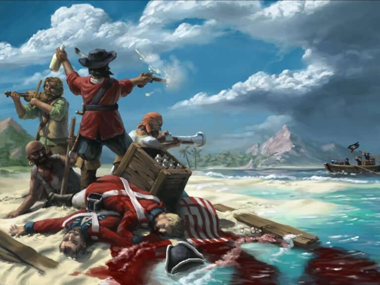 Pirate RPG game screenshot