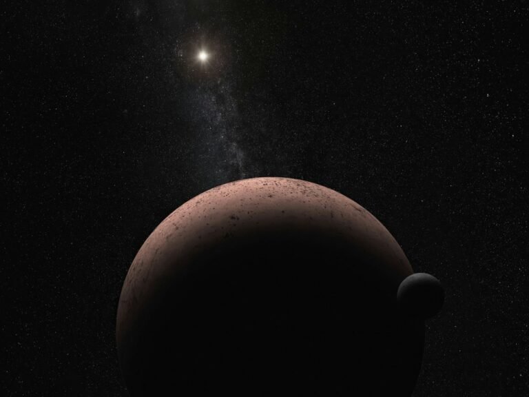 Dwarf planet illustration