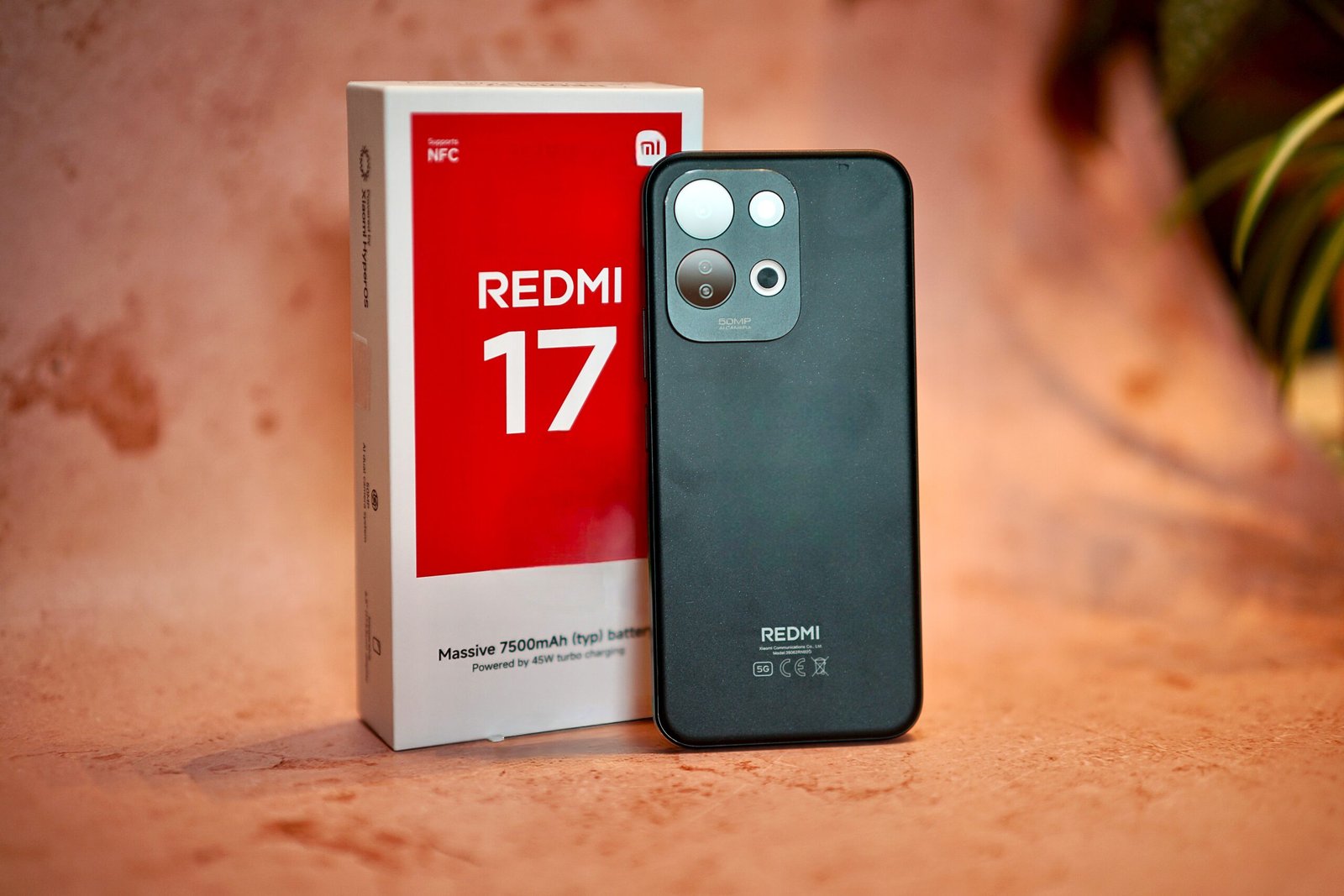 Xiaomi phone with update screen