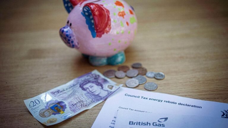 UK household bills on the rise