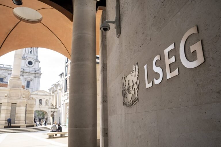 FTSE 100 stock market graph