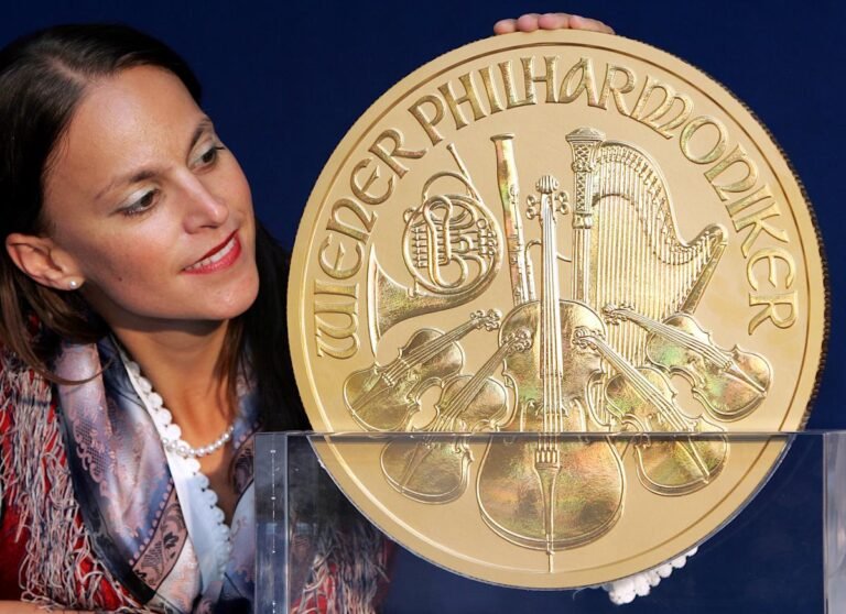 Gold price chart showing rebound