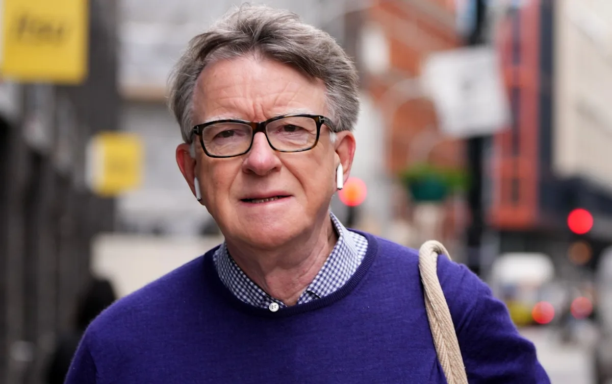 A photograph of Lord Mandelson, with a blurred background, symbolising the secrecy surrounding his files, which the police have warned against releasing, citing potential risks to ongoing investigations and individual safety, and highlighting the need for a balance between transparency and secrecy in government dealings