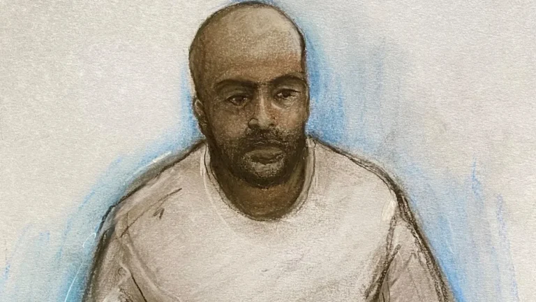 A man with a bandaged eye, symbolising the devastating consequences of knife attacks, with a blurred background of a Belfast street, highlighting the need for community cohesion to tackle violent behaviour