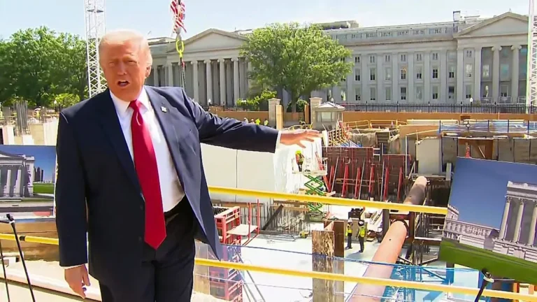 The White House ballroom renovation features a new colour scheme and furniture, with a modern and sophisticated style, but at a costly price of £600 million, with half funded by taxpayers, sparking controversy and debate about the administration's priorities