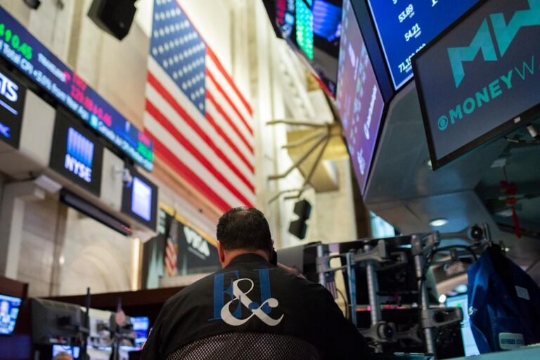 UK stock market graph showing shifts in trends